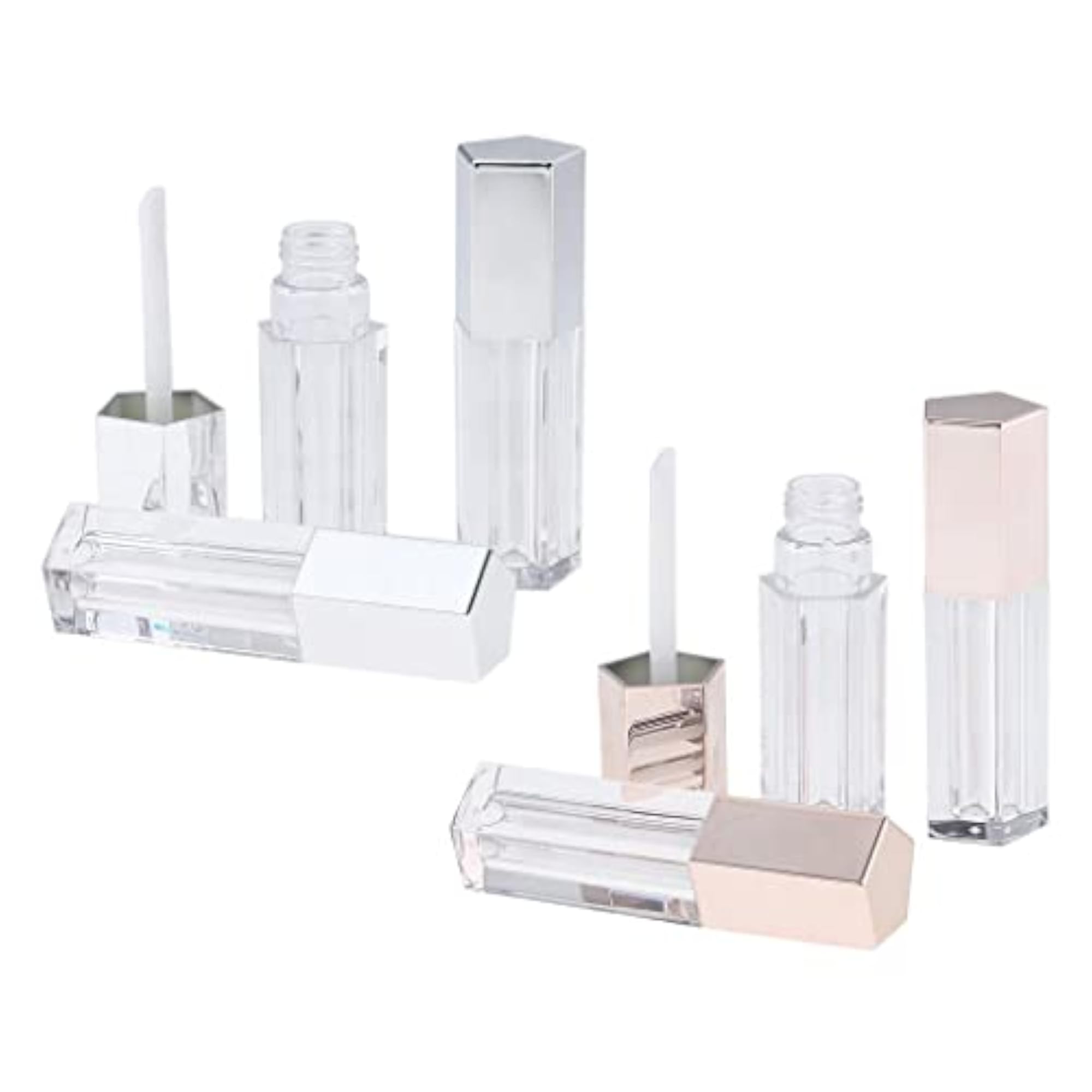 6x 5ml Empty Lip Gloss Tube Lip Balm Oil Bottle Set